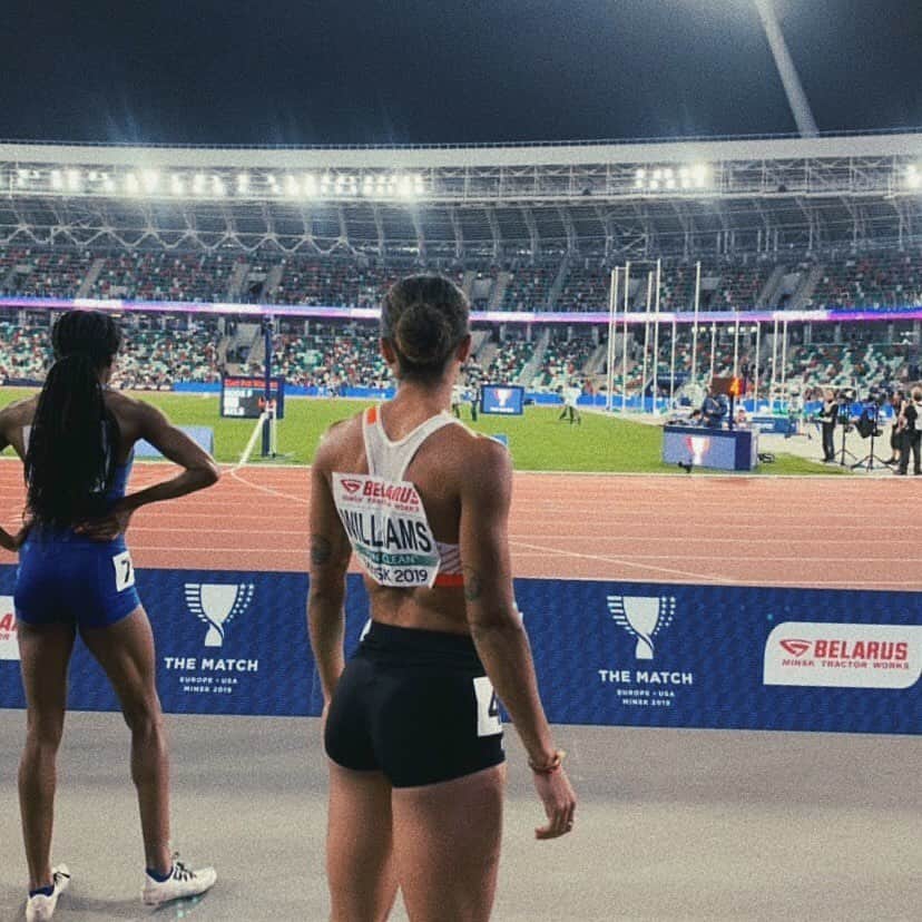 ジョディ・ウィリアムズのインスタグラム：「can’t wait for this feeling again 🙇🏽‍♀️」