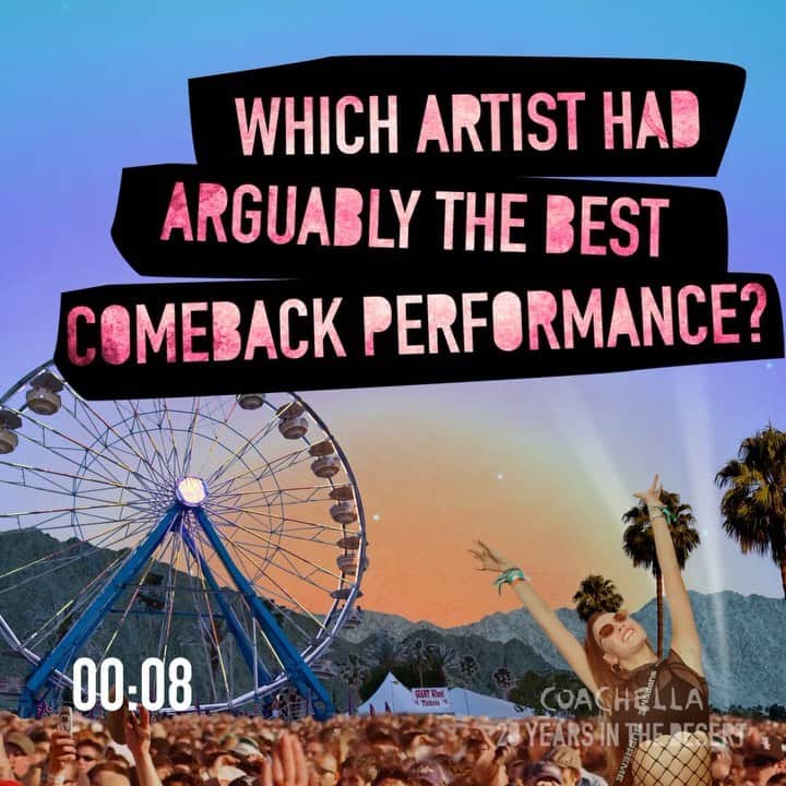 コーチェラのインスタグラム：「Unreal. #CoachellaDoc」