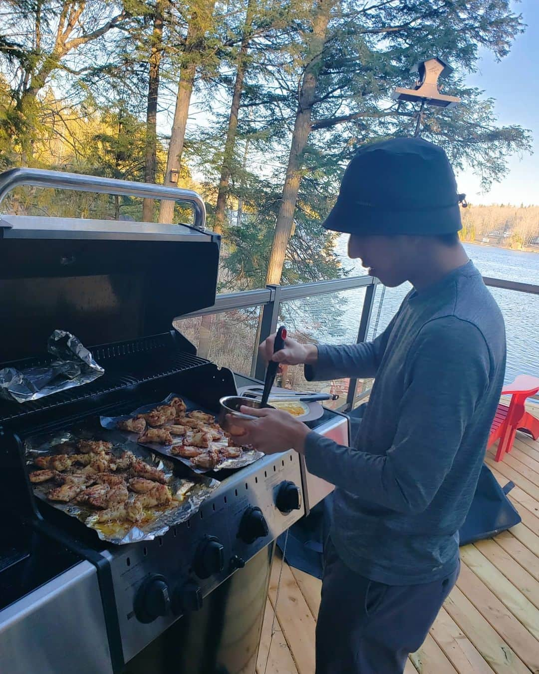 ジュリアン志傑乙さんのインスタグラム写真 - (ジュリアン志傑乙Instagram)「A lil weekend bbq wings yo 🍗」4月19日 10時42分 - julianyeeee