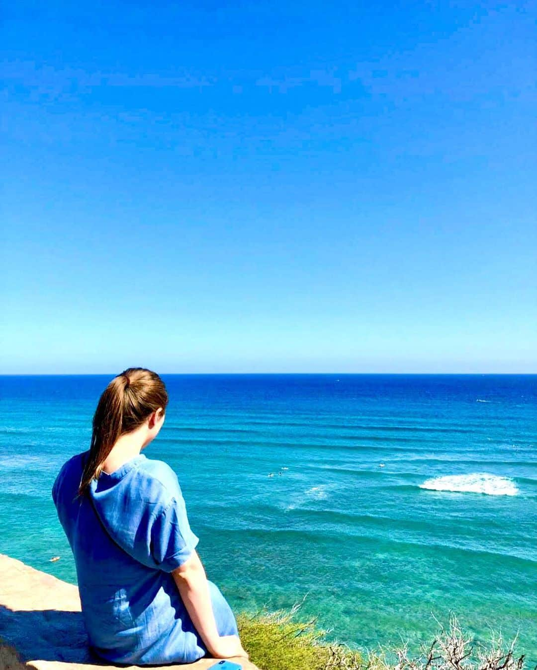 山田愛さんのインスタグラム写真 - (山田愛Instagram)「💙 I love blue🏝 #bluesky #bluesea #blueocean」4月19日 12時10分 - aiyamada_