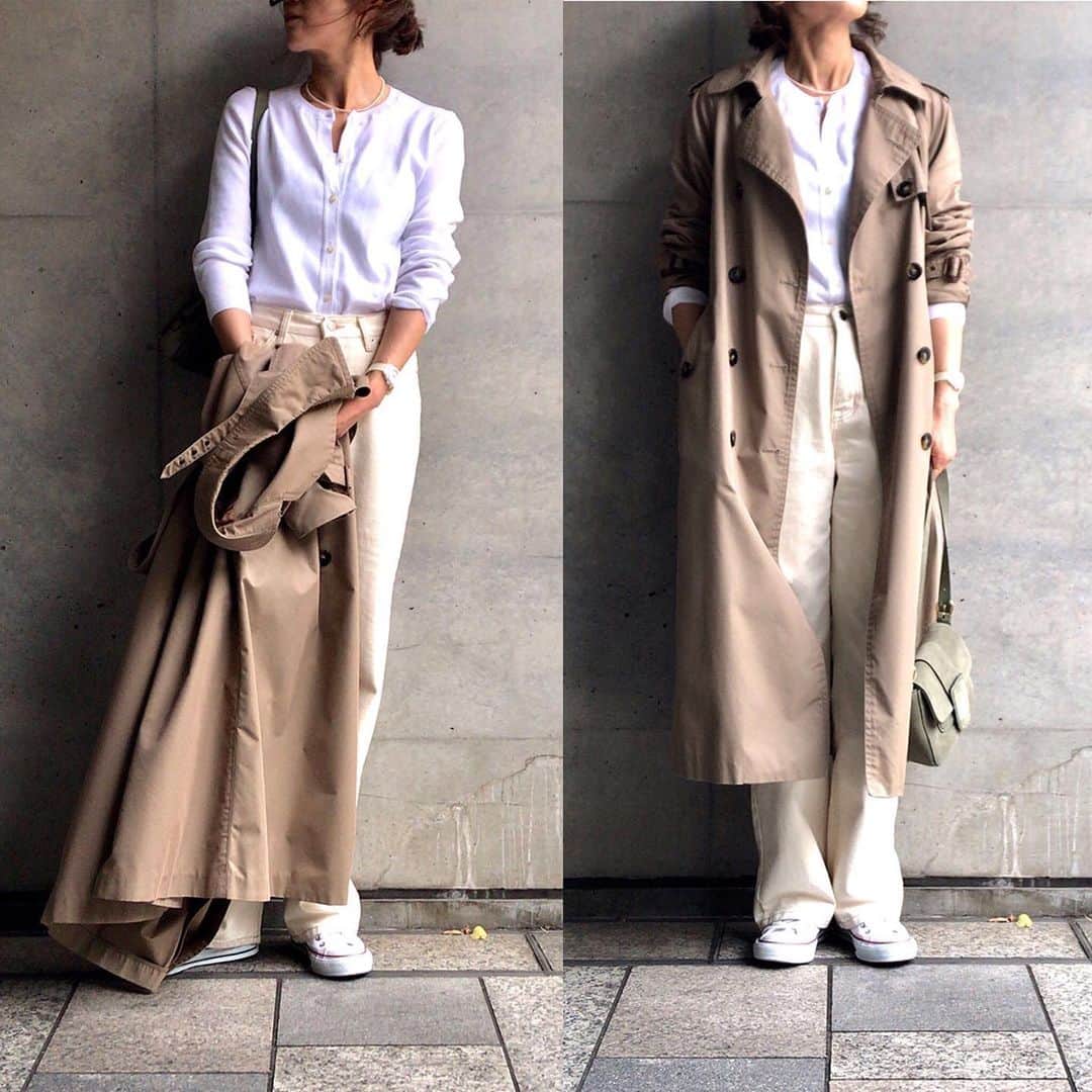 K.KSHOP_officialさんのインスタグラム写真 - (K.KSHOP_officialInstagram)「NEWSNAP ♦️Coordinate ・ 2020-04-15 ・ 気持ちをクリアにする白 ・ outer : #limpermeabile tops : #gicipi #fio pants : #kj bag : #abro accessory : #gigi #jpearl shoes : #converse other : #pagani #tabio ・ #kkcloset #kkshop #菊池京子 #kyokokikuchi #style #コーデ #coordinate #code #fashion #スナップ #snap #coordinate #ootd #wear #simple #カジュアル #natural  #happy #italy #白 #cardigan」4月19日 13時25分 - k.kshop_official