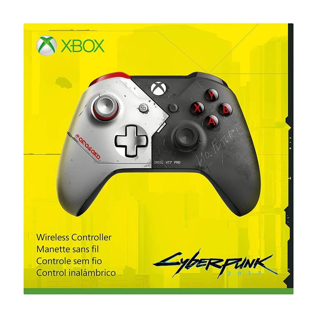 HYPEBEASTさんのインスタグラム写真 - (HYPEBEASTInstagram)「@hypebeastgaming: It appears that @amazon has leaked the design of a @cyberpunkgame-themed @xbox One controller, and it’s set to arrive much earlier than the game. Inspired by Keanu Reeves’ character Johnny Silverhand, the controller takes on a two-toned aesthetic and features full button mapping, a 3.5mm stereo headset jack, and uses Bluetooth connectivity, supporting other Windows 10 PCs and devices. As for its release date, the Amazon listing says it’ll be available May 4. ⁠⠀ Photo: Amazon」4月19日 18時41分 - hypebeast