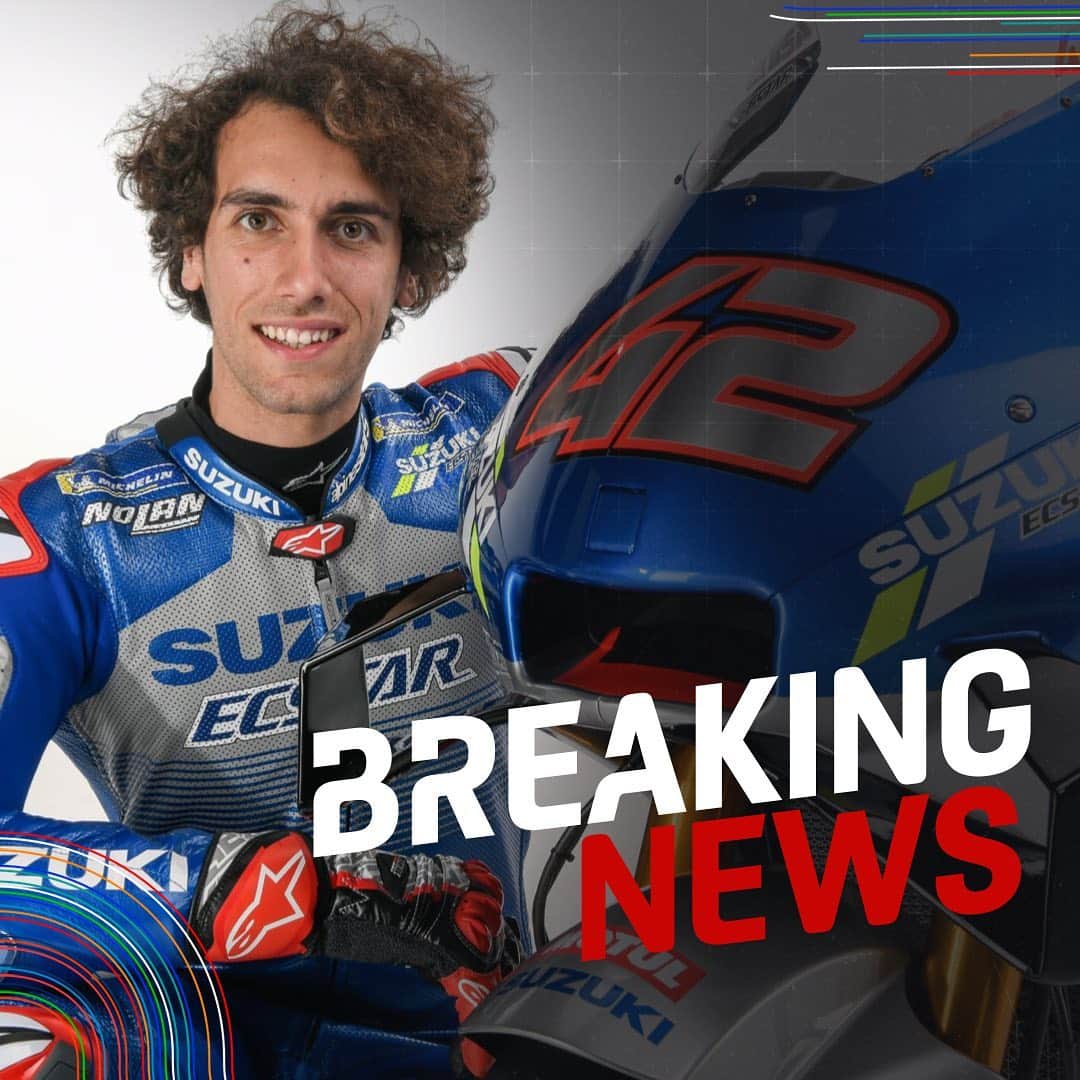 のインスタグラム：「BREAKING NEWS: @alexrins to remain at @suzukimotogp in 2021 and 2022 ✍️ #AR42 #MotoGP #Motorcycle #Racing #Motorsport」