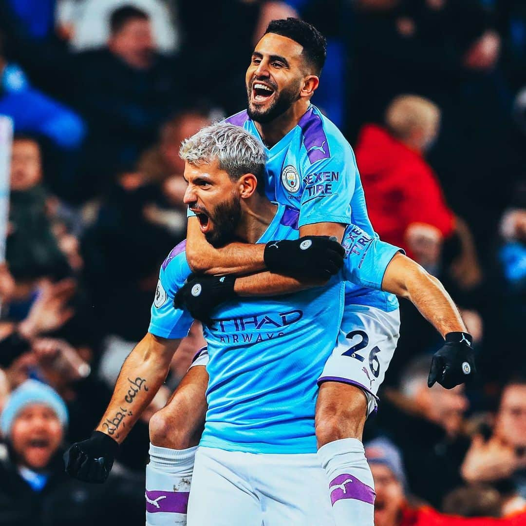 マンチェスター・シティFCさんのインスタグラム写真 - (マンチェスター・シティFCInstagram)「@kunaguero x @riyadmahrez26.7 ⠀ ⠀ #ManCity #throwback」4月19日 21時36分 - mancity