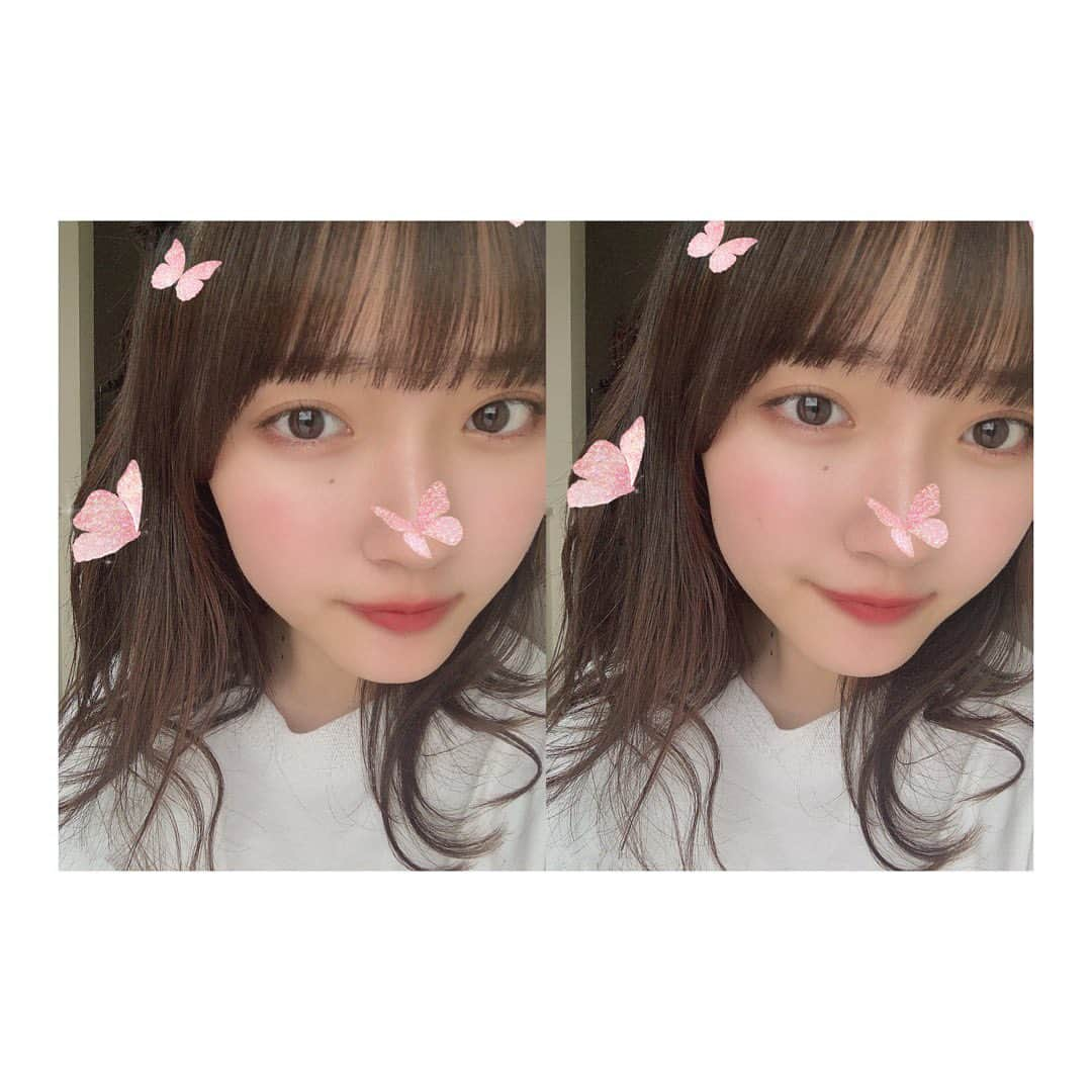 上村笑瑠のインスタグラム：「🦋」