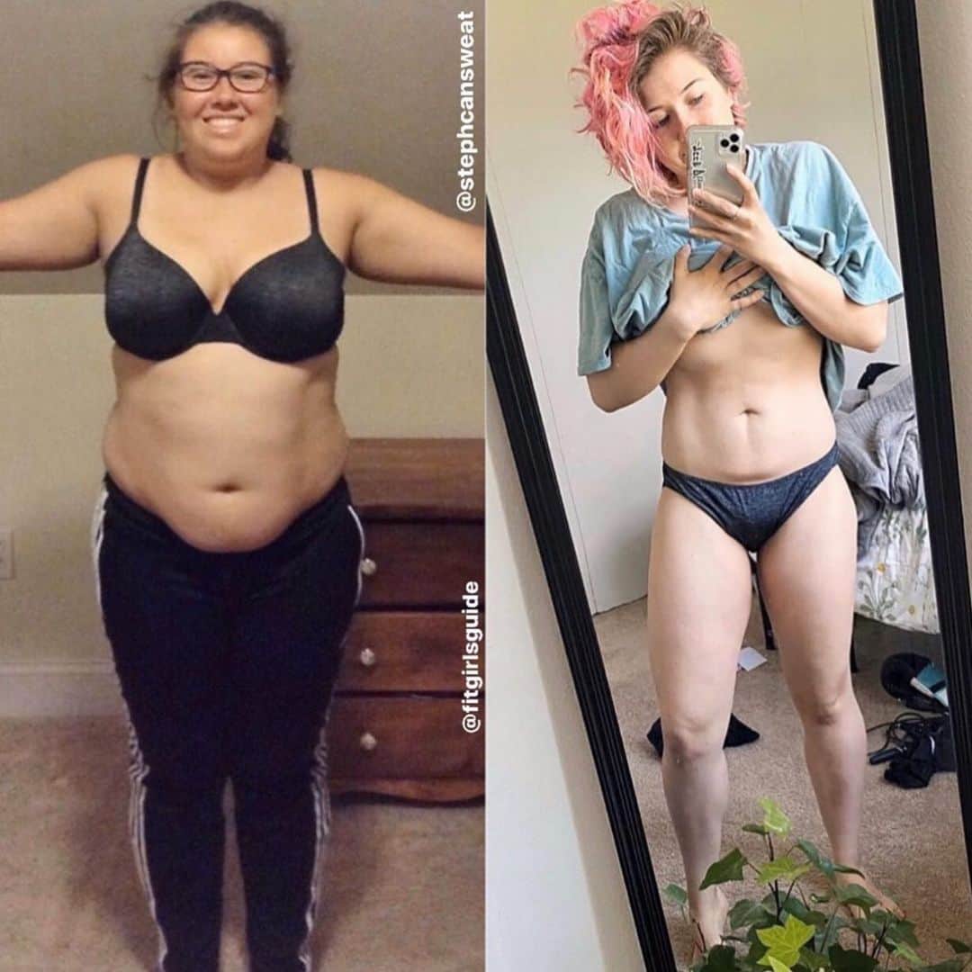 3.6m Fit Girl Videosさんのインスタグラム写真 - (3.6m Fit Girl VideosInstagram)「Leave some good vibes below for STEPH! 💕💪 “Hit my lowest weight today, but instead of putting the value in the number, I want to reflect on all the non-scale victories I’ve experienced! ☀️ Being able to cross my legs was a big moment for me. Being able to sit on chair with my knees pulled up to my chest. I remember sitting in backseat of a car and I pulled my feet up and I realized I had never been able to do that before! 🙌 Being able to walk up a flight of stairs without having to hold my breath desperately at the top, trying to control it so it didn’t look like the stairs dazed me. 🎊 The biggest one is that I started boxing again. I let go of what people thought and pushed myself to do things that made me uncomfortable. Now, I even sometimes train in just my sports bra and it’s happened because I gained so much confidence on my health journey!” BY @stephcansweat」4月19日 22時25分 - fitgirlvideos
