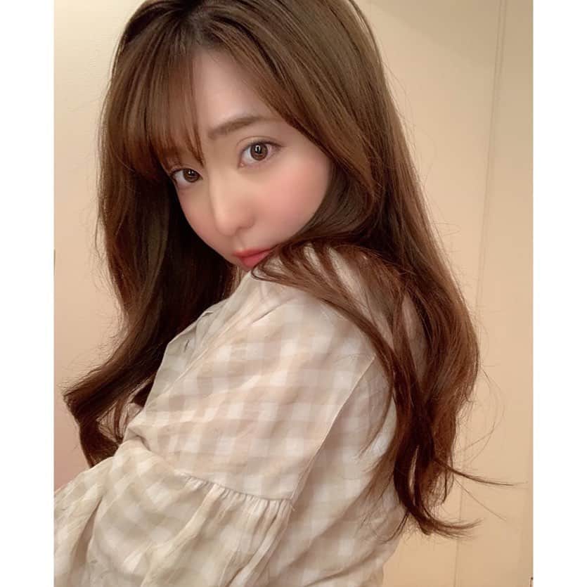 堀尾実咲のインスタグラム：「インスタライブ見てくれたみんなありがとう☺️♥️ 久々自撮りしたのでぽすと(๑･̑◡･̑๑)」
