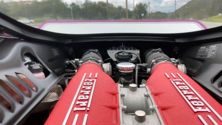 スティーブのインスタグラム：「Page 458 of the 458 Italia Owner’s Operating Manual clearly states; “ Weekly Italian Tuneups are Highly RECOMMENDED! “  フェラーリもたまにストレス発散しないと。。。笑　@fiexhaust @azzurremotoring @azzurrekimoto」