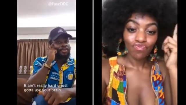 Fuse ODGのインスタグラム：「Chaii...favourite one so far 🔥 🔥 BUT without giving away the answers, I can tell u got at least one wrong in this first minute 😂..need the full version @zakisha ... any challenger?? 💥  Your outfit is 🔥 too...repping the madaland  #FillTheRap  #FillTheRapChallenge  #FinishMyLine」