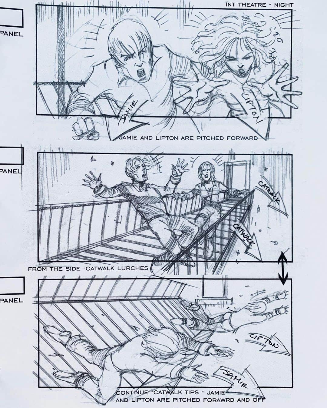 ジェームズ・ワンさんのインスタグラム写真 - (ジェームズ・ワンInstagram)「100 Dolls in Mary Shaw’s Chamber (3/4). Detective Lipton shouldn’t have screamed! DEAD SILENCE storyboards (by Greg Chown).」4月20日 10時09分 - creepypuppet