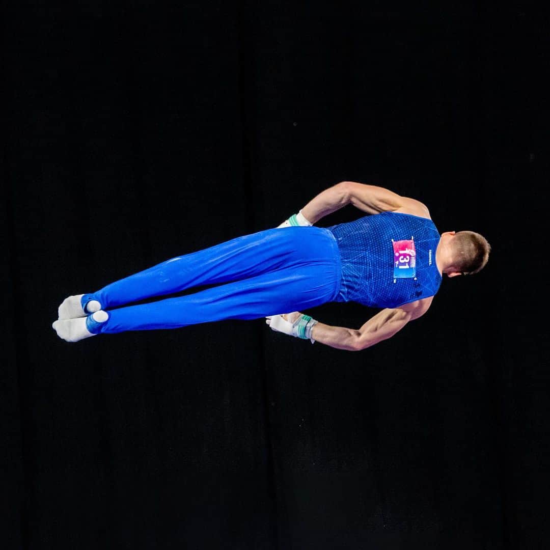 エミリー・チャンさんのインスタグラム写真 - (エミリー・チャンInstagram)「Team Israel 🇮🇱 @myakinin_alex on HB and @andreymedvedev2109 on VT #gymnastics #sportsphotography #israel #melbourne」4月20日 20時37分 - flipflytumble
