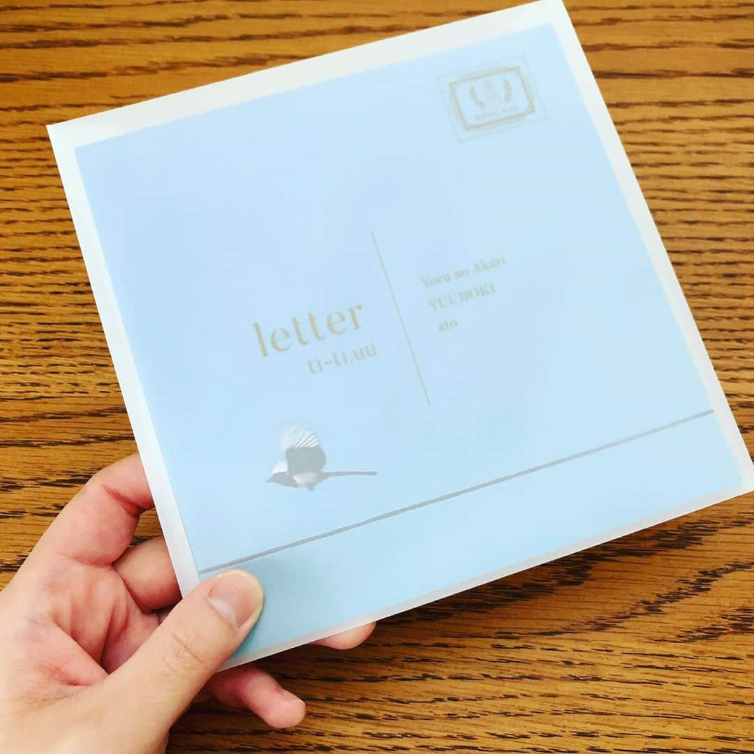 345さんのインスタグラム写真 - (345Instagram)「「letter」の封筒はこんな感じです。 先ほどの動画では見えづらかったので…🌲 ・ ・  #titiuu #ティーティウー #letter」4月20日 15時43分 - 345.uu