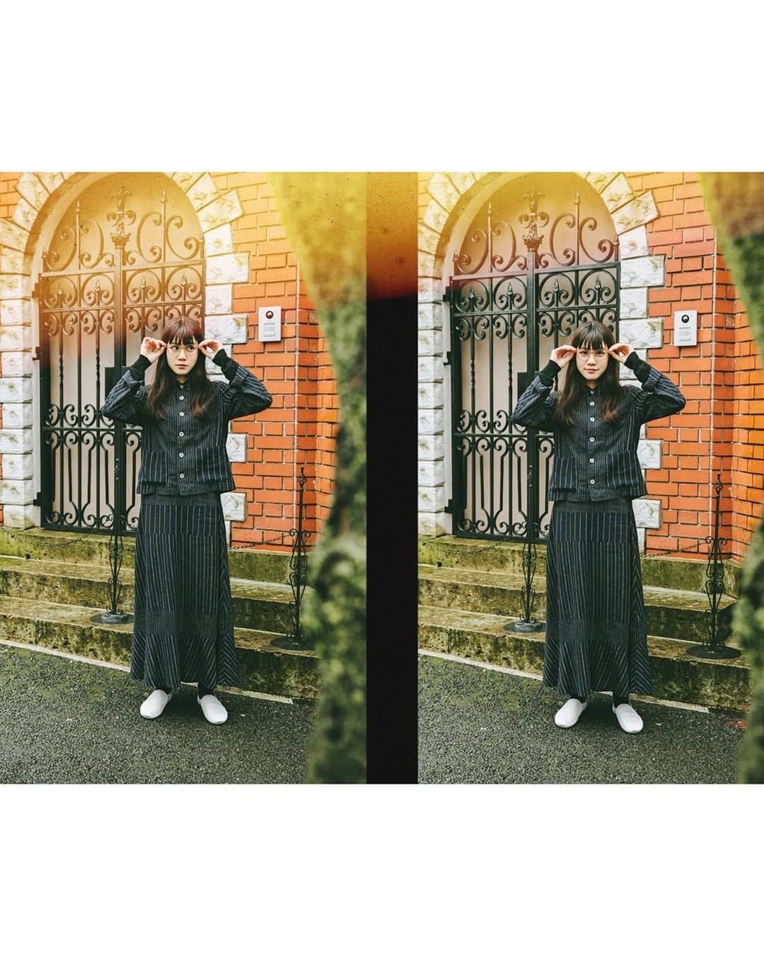 Zoff Officialのインスタグラム：「Zoff CLASSIC / ZP201003_21A1 Model 栗林藍希 @____aino  異素材のコントラストが特徴的な小振りなサイズ感のボストンフレーム  #Zoff #ZoffCLASSIC #クラシック #レトロ #FASHION #eyewearstyle #メガネ #ゾフ女子 #eyewear #glasses #instafashion #アイウェア #コーデ #ファッション #今日のファッション #メガネ女子 #メガネコーデ #きょコ #コーティネート #streetsnap #tokyosnap #ヘアアレンジ #春コーデ #手元くら部 #photooftheday #picoftheday #snap #fashion #eyewearfashion #eyewearstyle」