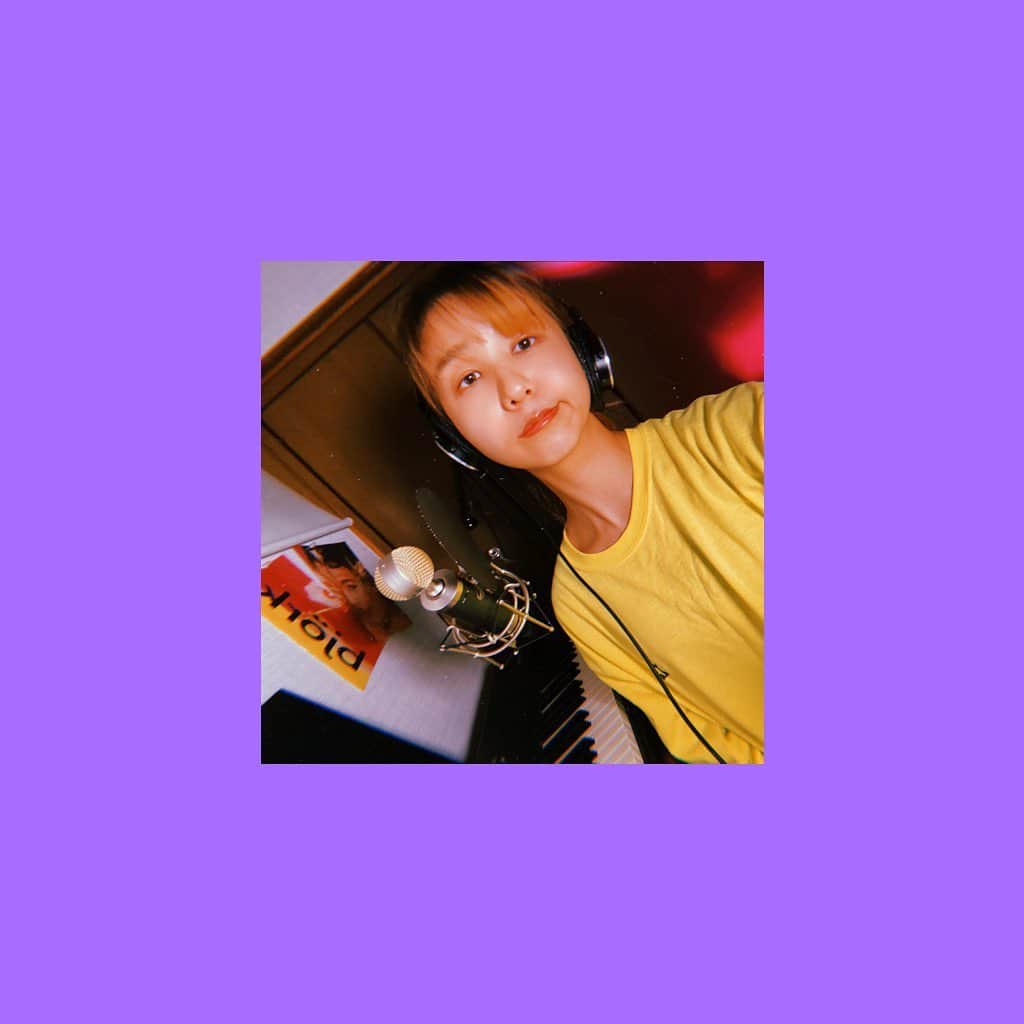 のインスタグラム：「基本的に髪は縛らないけどね👾」