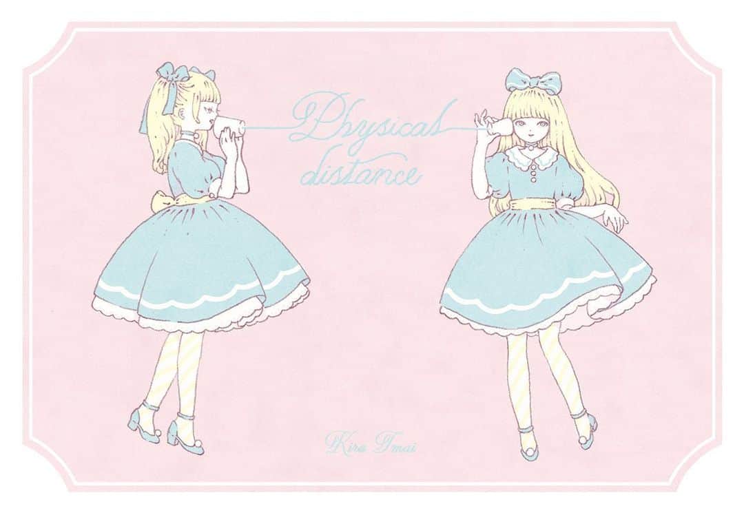 今井キラのインスタグラム：「🧸　🧸﻿ ﻿ ﻿ #kiraimai #sweetlolita #lolitafashion #physicaldistance #socialdistance」