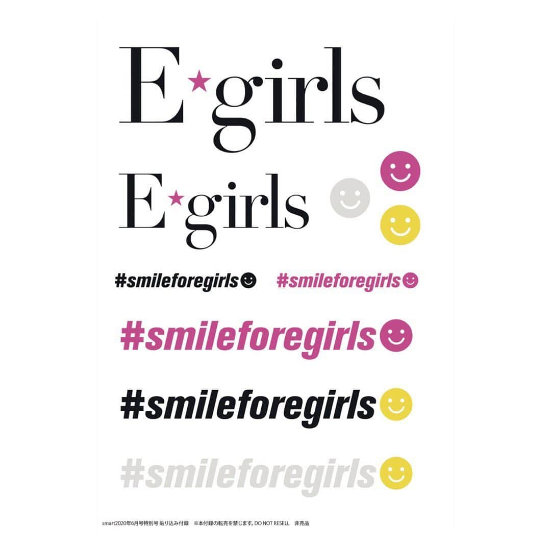 E-girlsさんのインスタグラム写真 - (E-girlsInstagram)「📚﻿ ﻿ ローソン限定のsmart6月号特別号の表紙を﻿ E-girlsが務めさせて頂きました☺️✨﻿ そして本日表紙が解禁となりました！﻿ ﻿ またsmart6月号／smart6月号増刊号には、特別号とは異なるE-girls特集が中面に掲載されています。﻿ ﻿ 是非合わせて発売日(4/25)にチェックしてください☆﻿ お楽しみにっ😘﻿ ﻿ #smart﻿ #egirls」4月20日 17時41分 - e_girls_official_