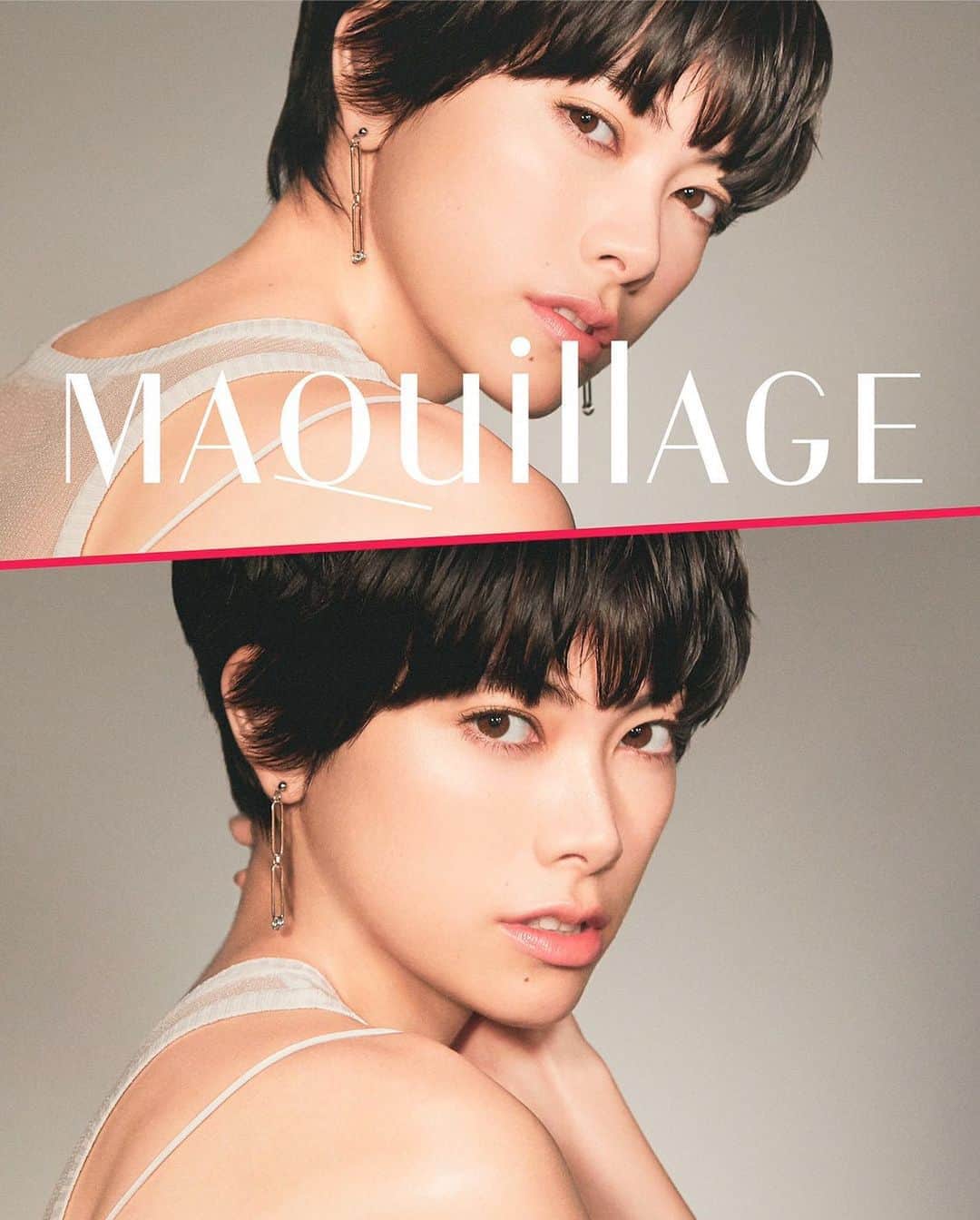 森星さんのインスタグラム写真 - (森星Instagram)「Shiseido MAQuillAGE 2020 Campaign for the new “Dramatic jelly liquid” foundation❤️」4月20日 18時59分 - hikari