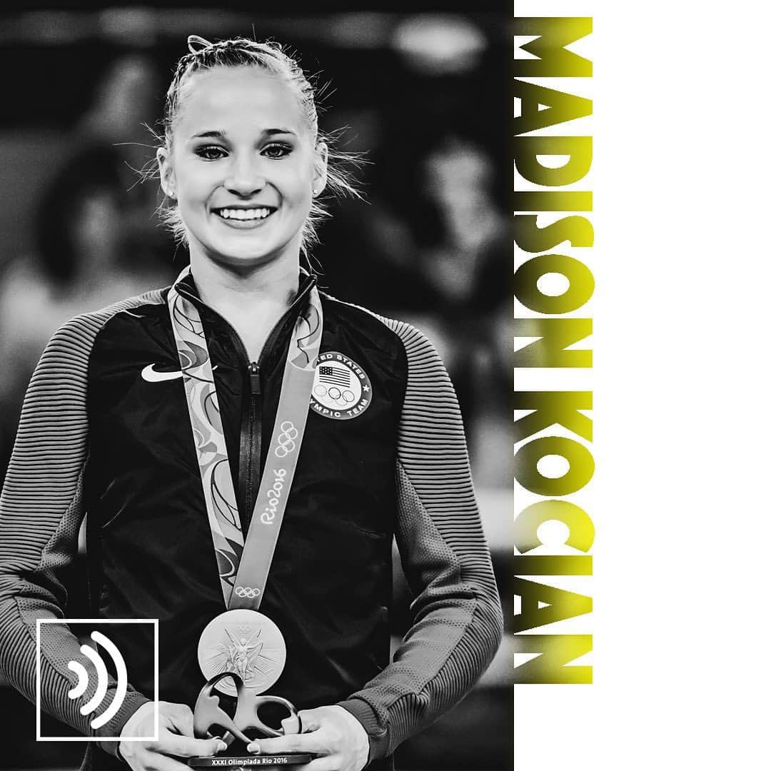マディソン・コシャンのインスタグラム：「I’ve been extremely fortunate to train & compete at the Olympic and college level for gymnastics. My heart breaks knowing that so many kids spend their childhood behind the hospital doors. I’m super excited to join @teammakeitloud & give back to the pediatric cancer community! My wish is that I can shine light and inspire children to keep fighting during their darkest days💛」