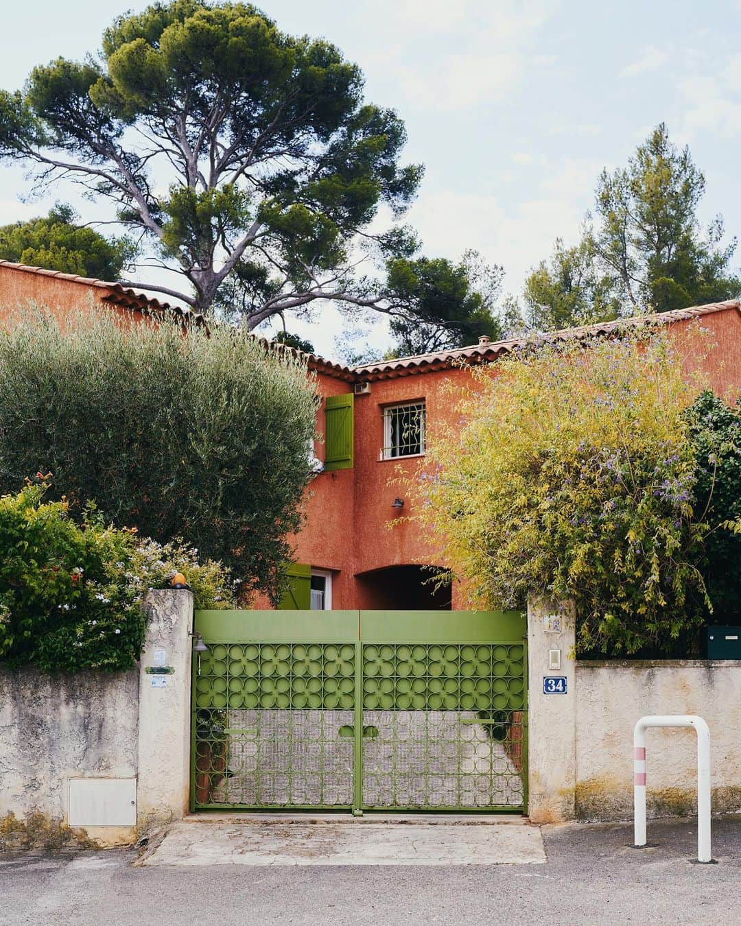 アリス・ガオのインスタグラム：「an absurdly dreamy house i walked by one summer in the south of france... 🌿」