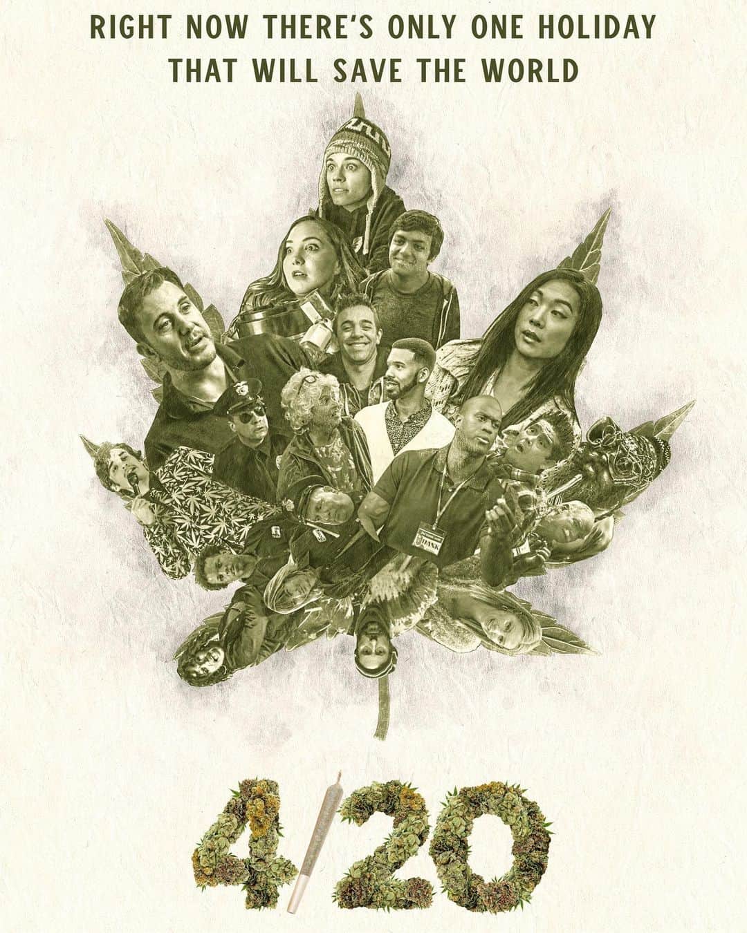 ジョーイ・ブラッグのインスタグラム：「There’s finally a 4/20 movie to rival Christmas’ Die Hard. Get stoned (if you legally can) and watch this dope film to get your mind off the end of the world. FIND 4/20 ON @vimeo! P.s. @audreywhitby shines bright like a lit doobie!」