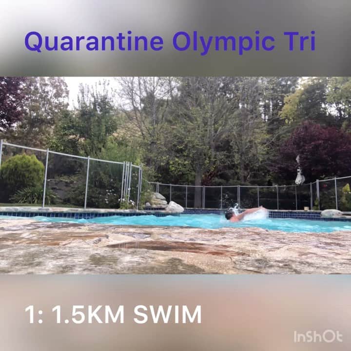 のインスタグラム：「So in these strange times I’ve decided to make the best of quarantine lockdown by doing an at home Olympic distance triathlon. Why not right??!! Now I am by no means a triathlete (this is infact my first Olympic distance attempt) so please no judgements! This wasn’t about achieving a certain time - I just wanted to give myself a physical and mental challenge which I think is very important as the weight of the world’s problems seem to sit heavy on us all right now. I’m not suggesting you do something as extreme as this but picking up a book, doing a workout indoors, connecting with friends and family members via video or phone are all wonderful ways to stay positive in the face of what sometimes seems such a tidal wave of negativity and suffering. We are all in this together and together we can make a difference by staying at home, holding the ones you love and looking forward to a healthier, happier future. This is not about politics it’s about being good, kind and benevolent human beings who can use empathy, love and positivity to find our way out of this darkness and towards a brighter tomorrow. And if I can get a little fitter in the process then why not! See if you can set yourself a quarantine challenge and even surprise yourself at what you are capable of. #quarantine #quarantinelife #quarantinetriathlon #olympictriathlon #firstattempt #fitness #kindness #covid19 #coronavirus #2020 #stayathome #triathlon #triathlontraining」