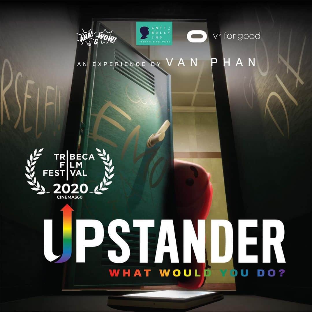 ウィル・ポールターのインスタグラム：「Congratulations to all  @AntiBullyingPro  for  @Tribeca  debut of 'Upstander' a 360 animated experience about bullying & how we, as upstanders, can make a difference. I was honoured to be able to voice over this special project.  The link to experience the film is in my bio 👍🏻💙」