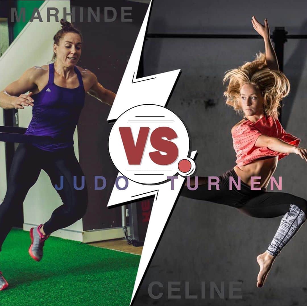セリーヌ・バン・ガーナーのインスタグラム：「J U D O vs T U R N E N ⭐️ @celinevangerner vs @marhinde  TRAIN LIVE MET ONS MEE‼️. Marhinde heeft mij uitgedaagd om met haar mee te trainen.. Vervolgens zal ik haar meenemen in een aantal van mijn (turn)trainings oefeningen. Wij zullen eindigen met een live Q&A! 📍A.s. woensdag (22 april) om 16.00 starten wij live via Instagram.  DOE JIJ MET ONS MEE?? 😃 #judovsturnen #coronatime  #stayhomestayfit #teamnl #athletes #olympicgames」
