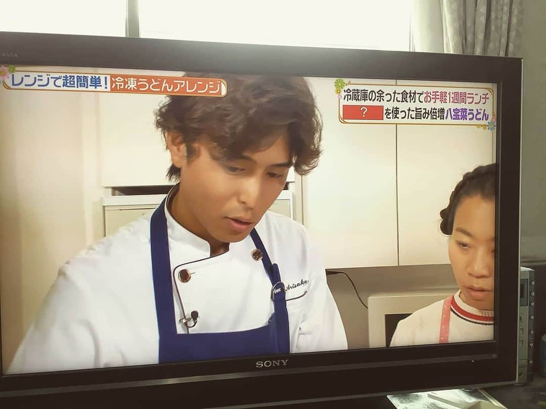 有坂翔太のインスタグラム：「今日のヒルナンデスに僕が（笑）15分ほど流れていたそうです」