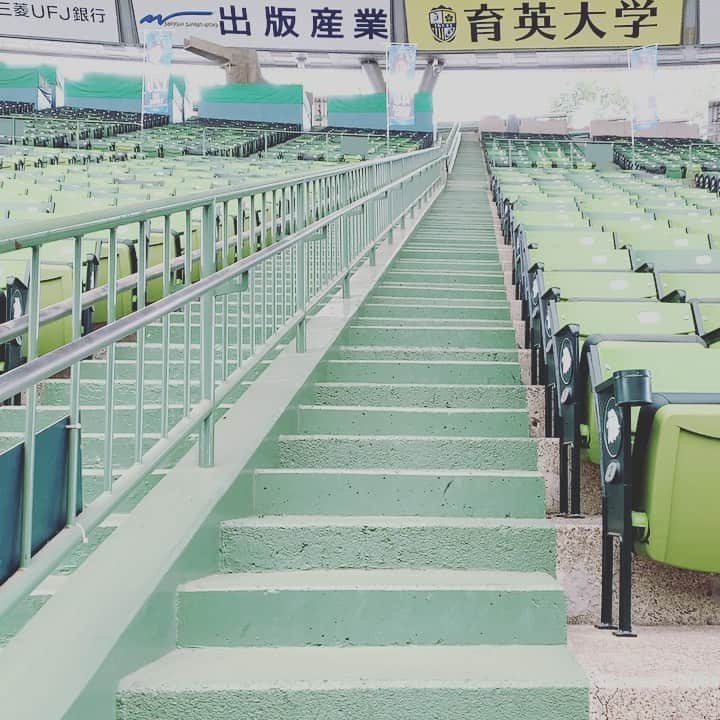 野田昇吾のインスタグラム：「すぐに酸欠になってダウンしました。  #階段ダッシュ#メットライフドーム」