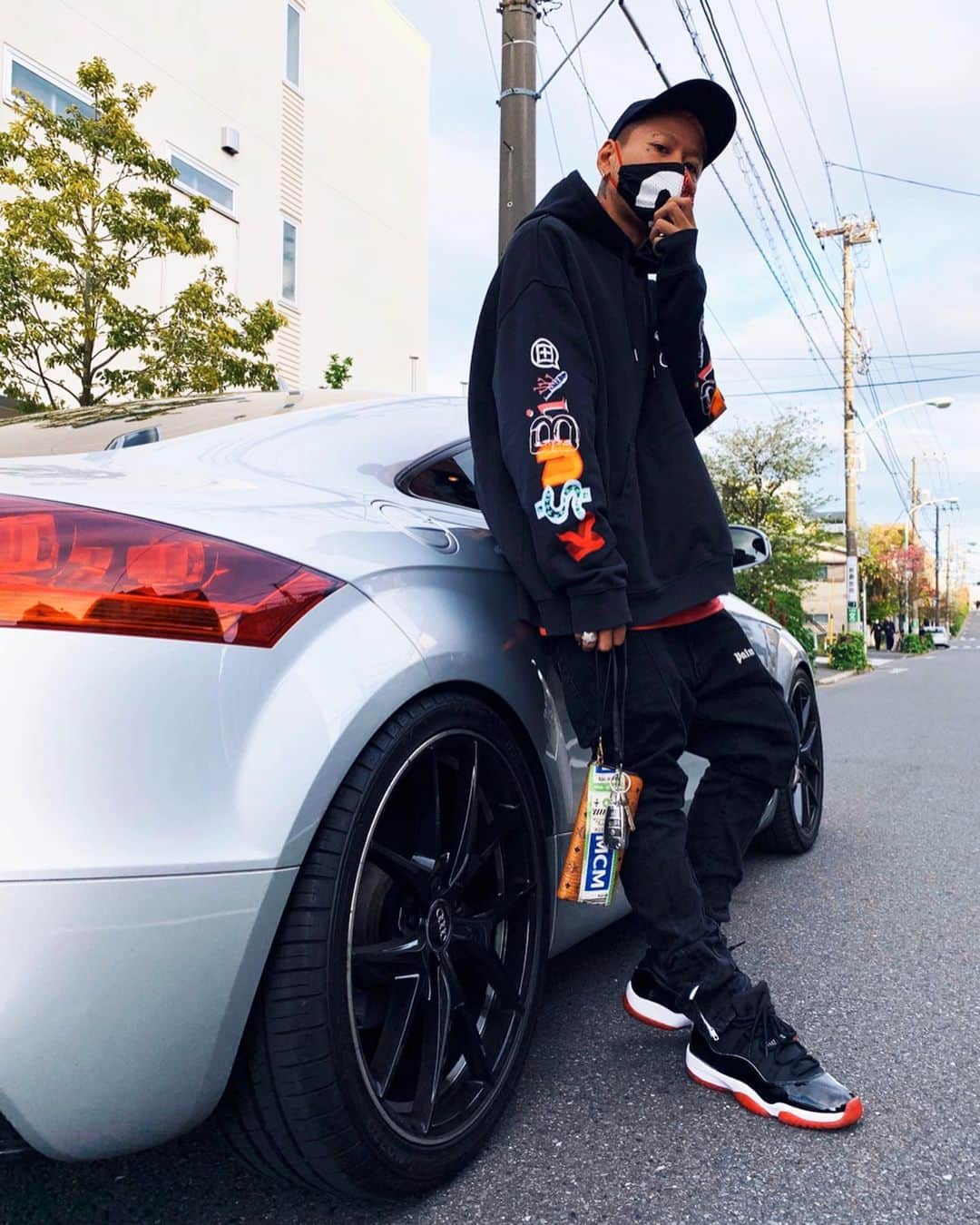 Staxx Tのインスタグラム：「自粛飽きたー👼🏽 ひたすら家で🎹と🎮 ﻿ ﻿ 買い出しが外出の唯一の楽しみとか😂笑﻿ 早くラブパしたい🙃♥️﻿ ﻿ 😷: @cotemer_official Thank u✌🏽」