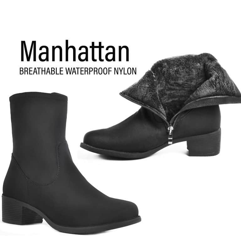 ダブのインスタグラム：「The Manhattan boot is so comfortable with its breathable nylon and soft, cozy lining! It is on sale - enter code MOTHERSDAY at check out for 20% OFF. Https://www.davrain.com/collections/mothers-day-sale  #davrainboots #davrain #bestwellies #bestblackboots」