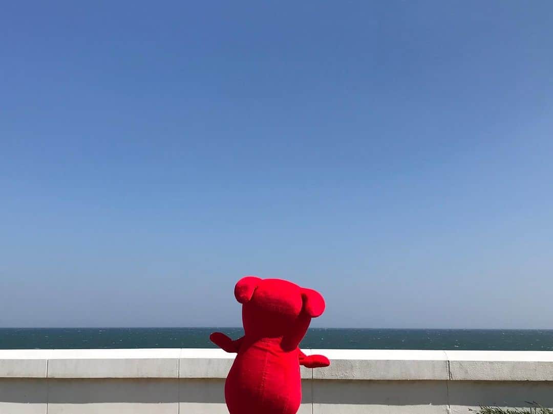 チーバくんさんのインスタグラム写真 - (チーバくんInstagram)「青と白！ #エアちば旅  #銚子市 #犬吠埼灯台  #昨年3月撮影  #挿し色に赤 #白いポスト  #灯台 #一等レンズ  #近代化産業遺産 #登録有形文化財  #ぐるぐる #おいかけっこ  #チーバくん #chibakun  #日本 #japan  #千葉県 #chiba」4月21日 11時40分 - chibakun0111