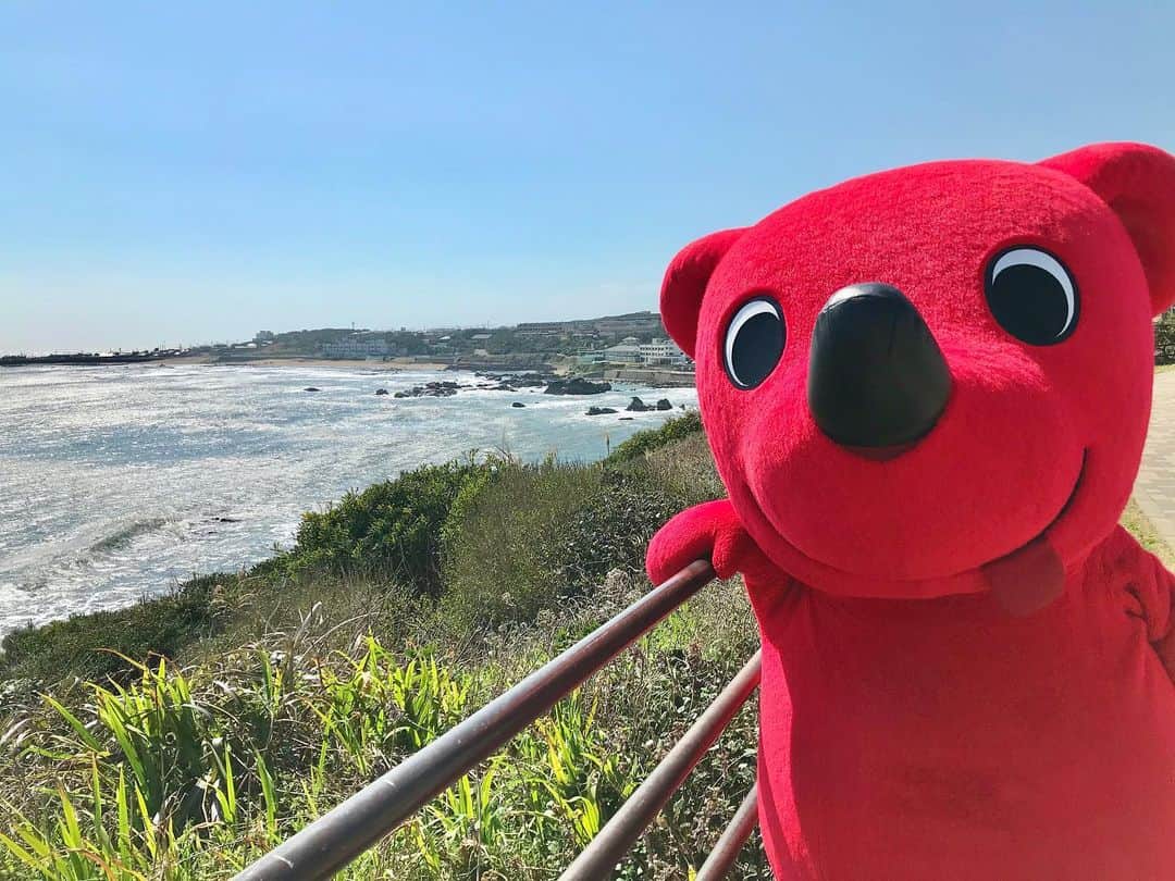 チーバくんさんのインスタグラム写真 - (チーバくんInstagram)「青と白！ #エアちば旅  #銚子市 #犬吠埼灯台  #昨年3月撮影  #挿し色に赤 #白いポスト  #灯台 #一等レンズ  #近代化産業遺産 #登録有形文化財  #ぐるぐる #おいかけっこ  #チーバくん #chibakun  #日本 #japan  #千葉県 #chiba」4月21日 11時40分 - chibakun0111