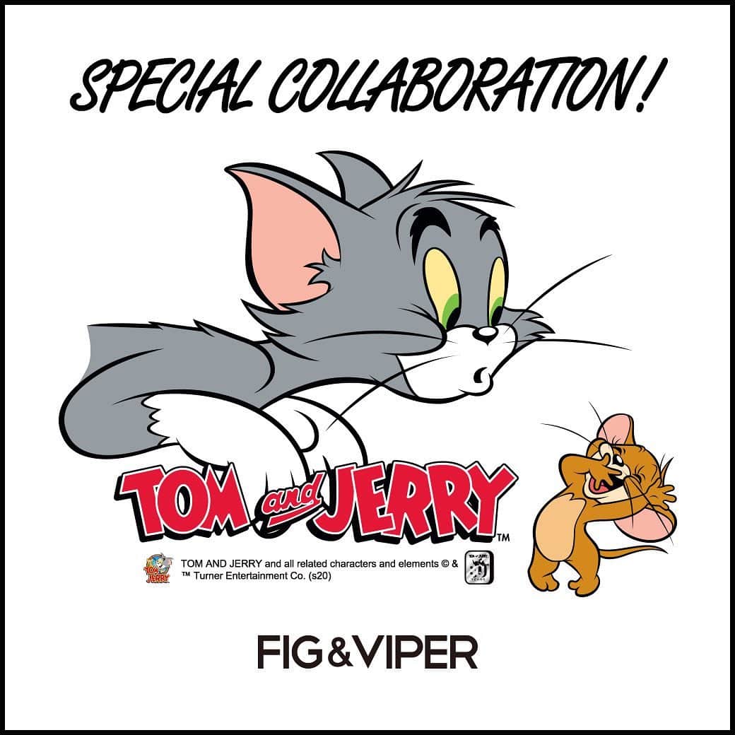 FIG&VIPERさんのインスタグラム写真 - (FIG&VIPERInstagram)「✖︎ Tom and Jerry special collaboration‼️ 4/21(TUE) 18:00〜 予約販売スタート💗 Big T, ショートT, リブキャミの3種類を発売♪ ふたりの可愛さがギュッと詰まったアイテムたち✨ 予約販売で確実にゲット💪🏼是非チェックして下さい💗 ※4月末入荷予定です🚛💨💨 @tomandjerry_jp  #トムとジェリー #tomandjerry」4月21日 12時08分 - figandviper