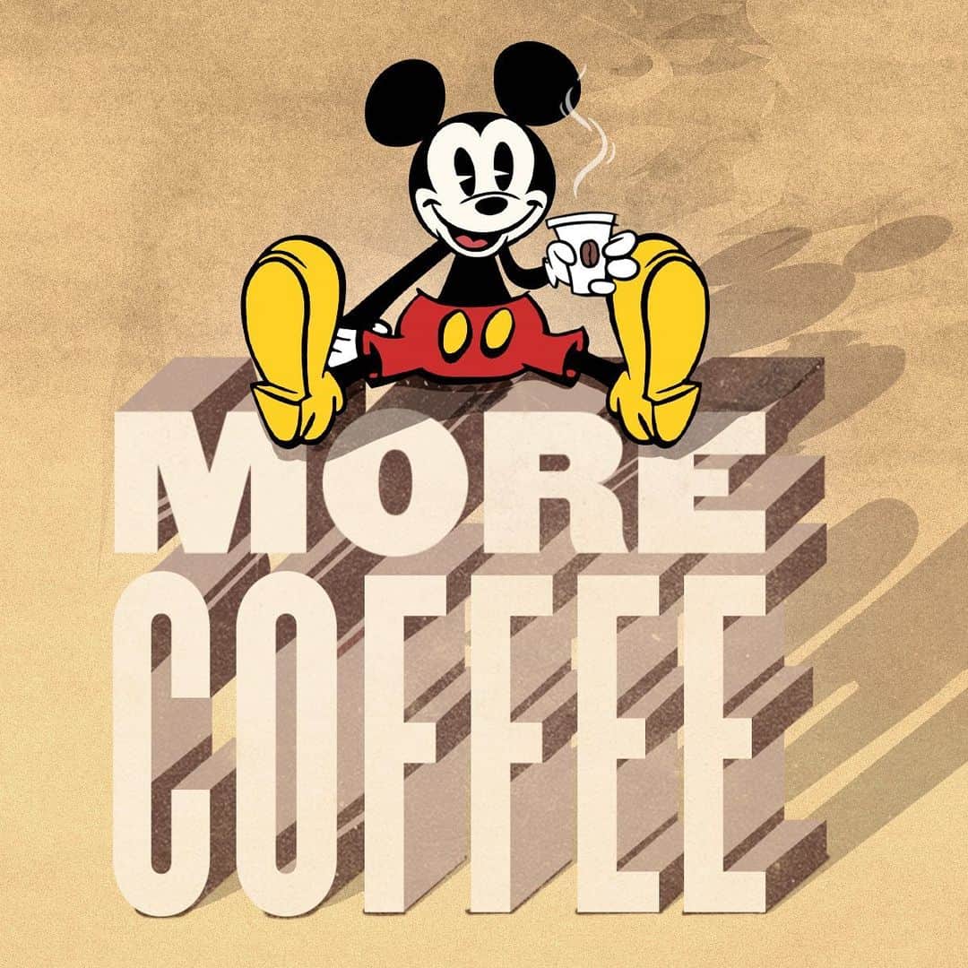 ミッキーマウスさんのインスタグラム写真 - (ミッキーマウスInstagram)「Any excuse for a coffee break! Tag someone who drinks as much coffee as you do. 😉☕」4月22日 0時40分 - mickeymouse