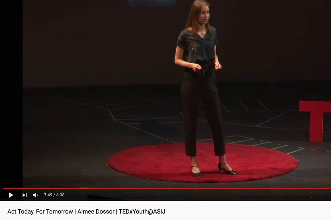 愛実（AIMEE）さんのインスタグラム写真 - (愛実（AIMEE）Instagram)「It is no secret that the planet is dying. What are you doing about it? Back in February, I gave a ted talk about my experience learning about the climate crisis and how you too can become part of the solution.  It would mean the world if you could check it out:) (Link in bio)」4月21日 16時54分 - aims.d