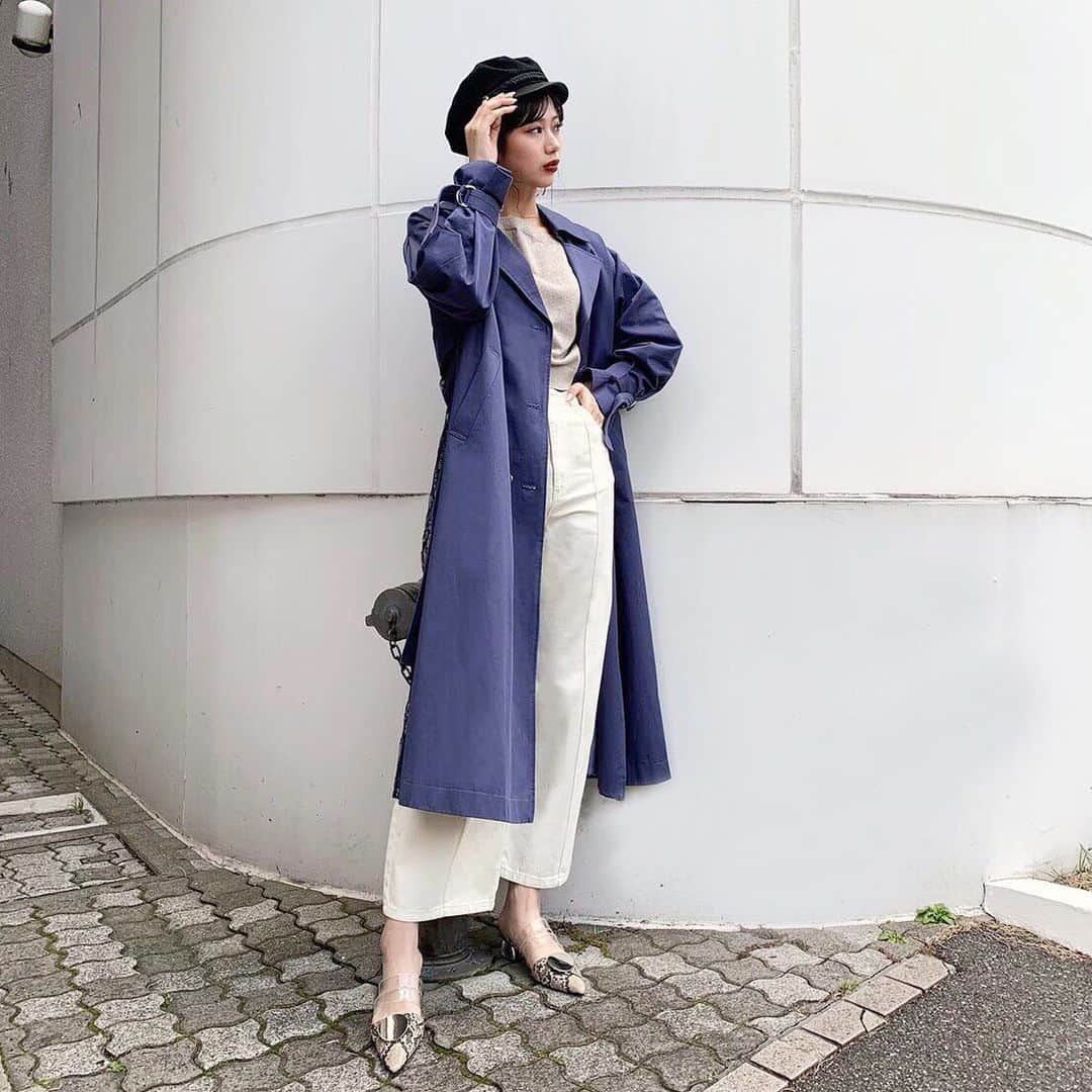 MURUAさんのインスタグラム写真 - (MURUAInstagram)「✔️RECOMMEND ITEM ㅤㅤㅤ #レースプリーツトレンチコート ¥12,900(+tax) BGE.KHA.NVY 発売中 ㅤㅤㅤ @minami_seto coordinate.(173㎝) #murua#murua_snap#murua2020ss#fashion#coordinate#style#recommended#item#mode#spring#173cm」4月21日 18時35分 - murua_by_staff