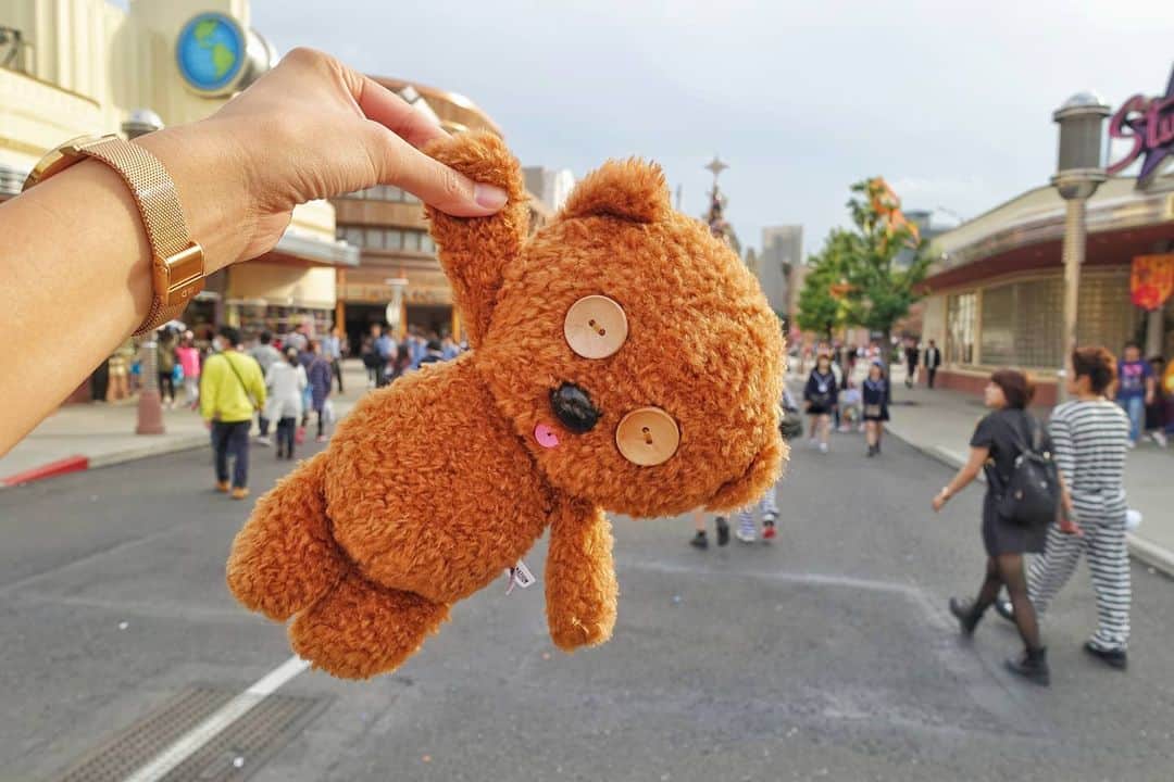 Lisaのインスタグラム：「. ティム持ってユニバ行きたい🙋🏼‍♀️🐻 . いい機会だから家にあるぬいぐるみたちも今日全部洗濯しました😎✨ . #ユニバ#ティム#ミニオン」