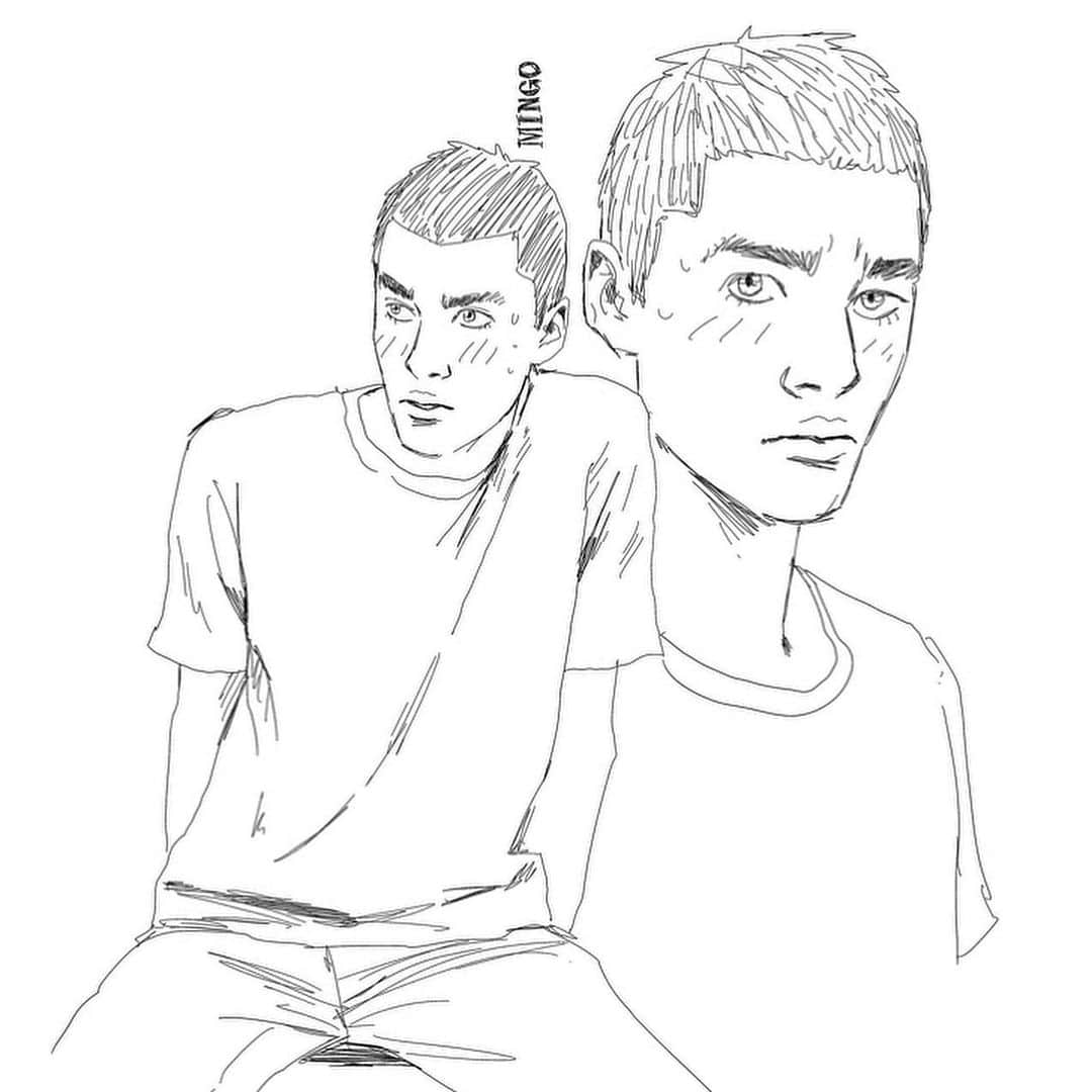 ペッペのインスタグラム：「Early sketches of @sonomingo」
