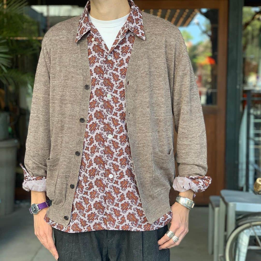 のインスタグラム：「BEAMS PLUS STYLE  #beams #beamsplus #beamsplusharajuku #harajuku #tokyo #japan #paisley #tattersall #mensfashion #menstyle #menswear」