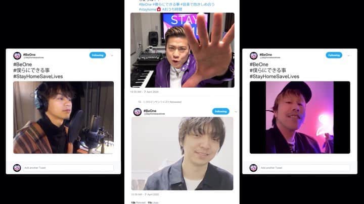 中垣悟のインスタグラム：「#BeOne  今はとにかく安全に Stay Home 不安な時こそ We Gotta Stay Strong 大切な人を守るために 気持ち合わせ 重ねたメロディー We Are One Big Family 未来への鍵は僕らの手に Oh Yeah この地球の Everyone 敵も味方もないぜ We Are One . @microman_sunrise  @_mhiro_  @daichimiura824」