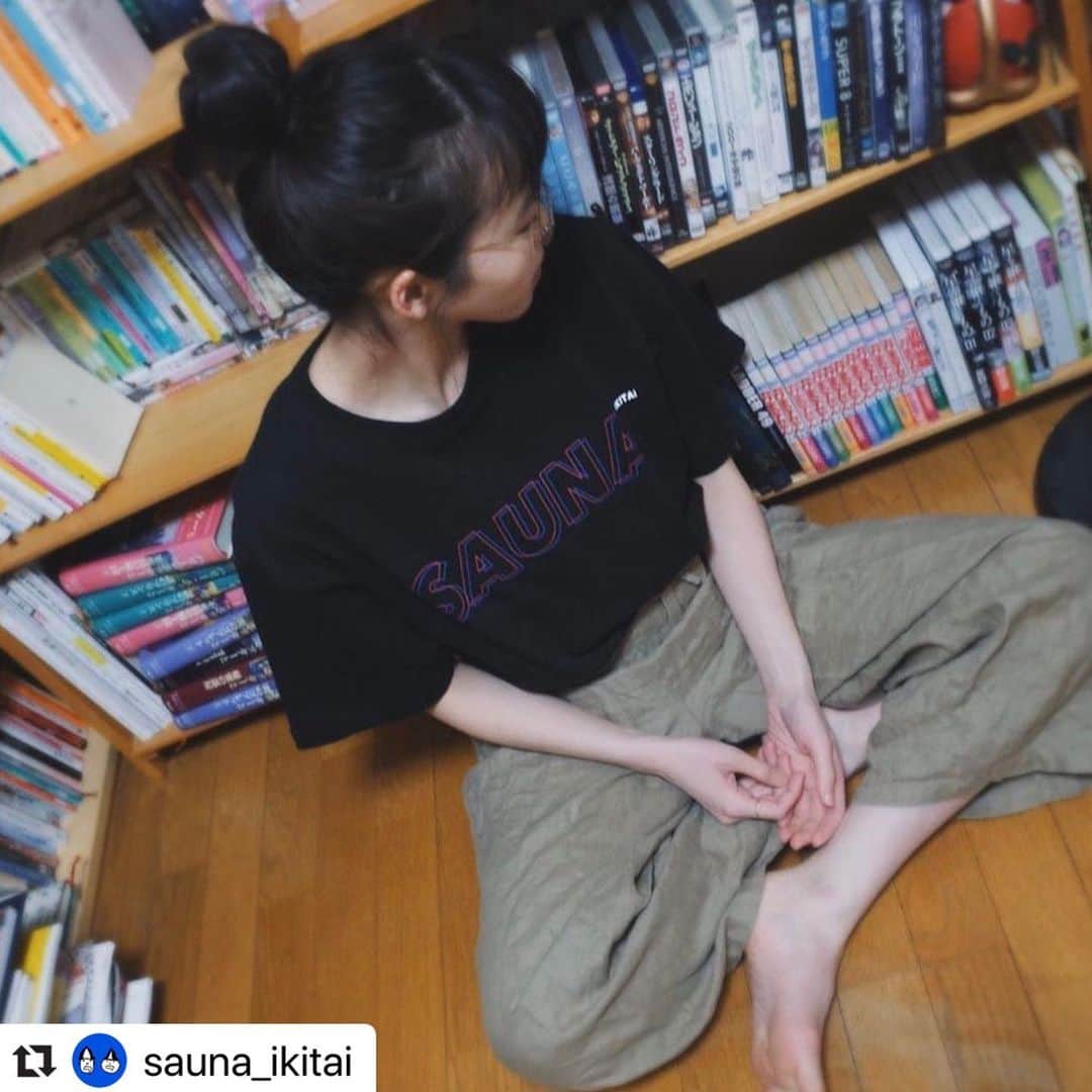 清水みさとさんのインスタグラム写真 - (清水みさとInstagram)「#Repost @sauna_ikitai with @make_repost ・・・ ikitaiを添えてTシャツ #サウナイキタイ @misatoshimizu35」4月21日 20時22分 - misatoshimizu35