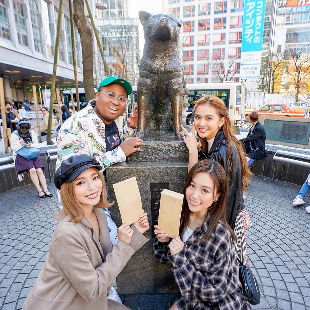 CYBERJAPAN Staffのインスタグラム：「今回はお買い物対決！🔥 repost @cjd_haruka  ハチ公前で記念写真みたい😁🐕🌼 . 今夜20時~ YouTubeにて放送📲 . ~渋谷5丁目TV~ 『サイバーちゃんとアントニーくん』 ▶︎▶︎ 1万円全身コーデ対決!!! 負けたら自腹!? . 渋谷にて初の私服ロケになってます🚶🏻‍♀️💗♪♪ . 最後まであたたかく見守って頂けたら嬉しいです😂✨ 視聴者プレゼントもあります！！！ 是非、Checkして参加してねっ🌷 . #cyberjapan #cjd #bazooka  #サイバージャパン #サイバージャパンダンサーズ」