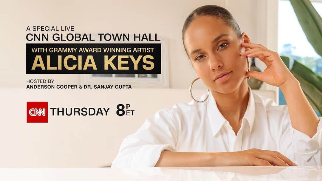 のインスタグラム：「I ❤️ @aliciakeys.」