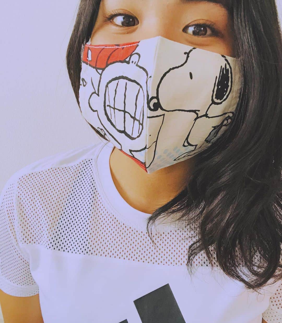 河村元美さんのインスタグラム写真 - (河村元美Instagram)「Handmade マスクもらいました🏹🦠 @mayumi.n22  #staysafe #handmademasks #mandmade#stayhealthy」4月21日 22時35分 - motomi_35