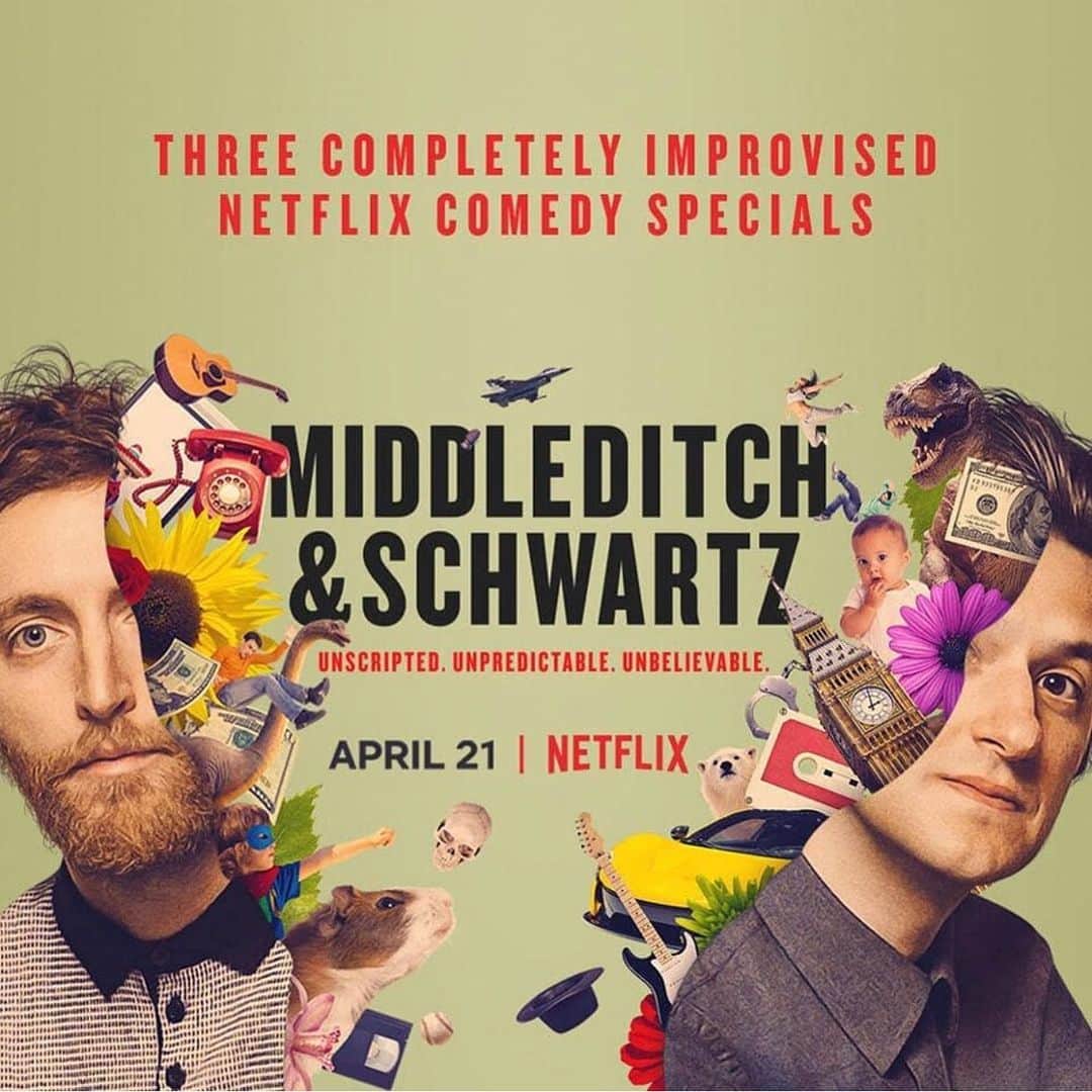 ブレッキン・メイヤーのインスタグラム：「Hey are ya home? Take the mask off, crack open a, you look like a Mr. Pibb kinda person, and enjoy these NINJAS OF IMPROV. @rejectedjokes is stoopid phunny & @tombini is fantabulously humorific. Promise you’ll laugh.」