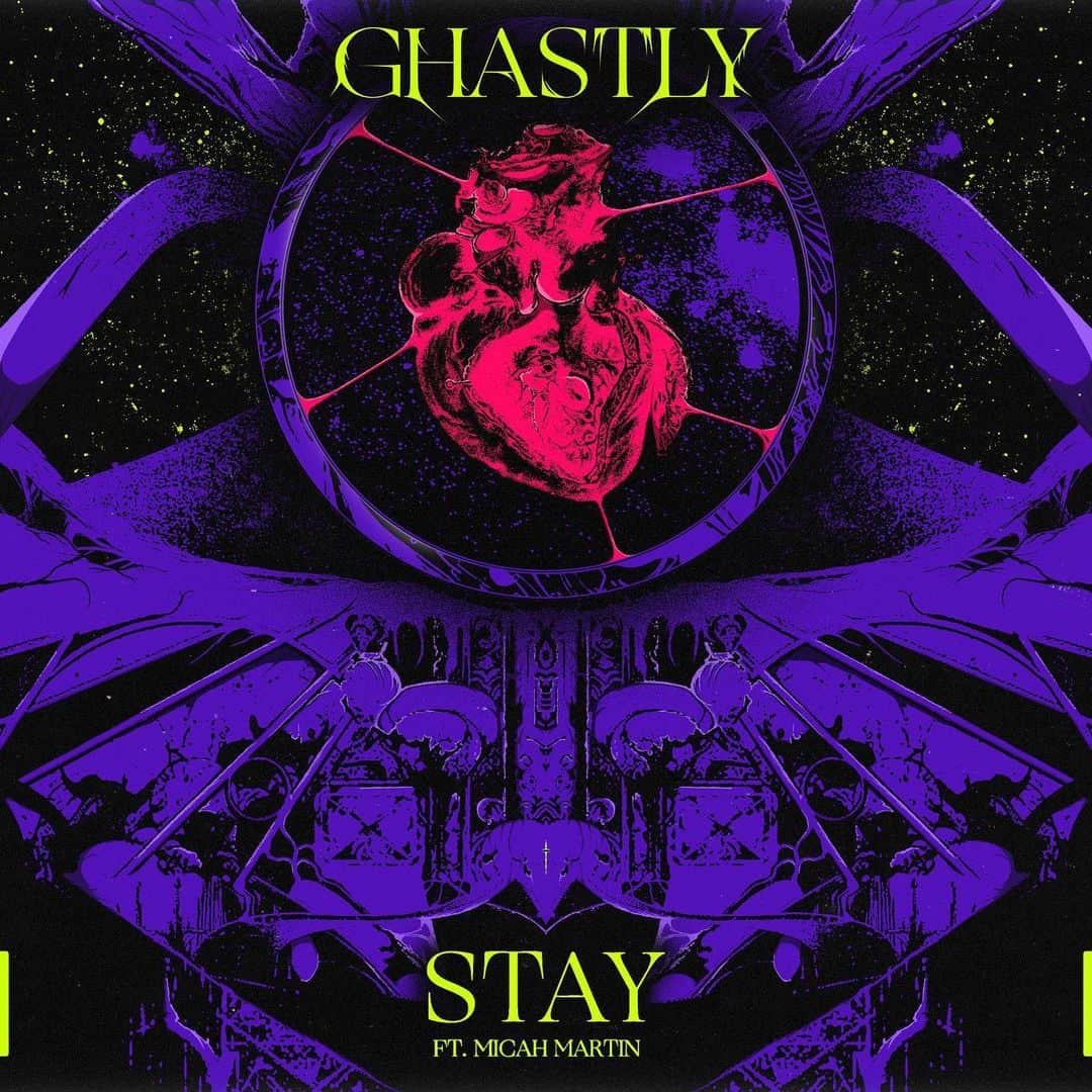 Ghastlyのインスタグラム：「new single “stay” ft @micahmartinmusic this Friday 🖤」