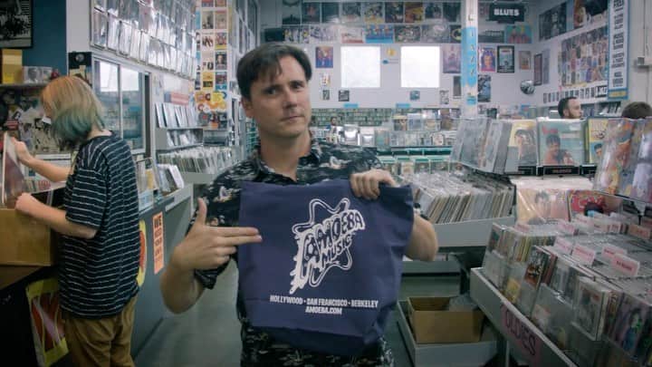 Jimmy Eat Worldのインスタグラム：「What's in Jim's bag and why? Earlier this year Jim went shopping at @amoebahollywood and shared what he picked out. Watch at link in bio. And you can STILL shop at Amoeba! Just visit them online here: amoeba.com」