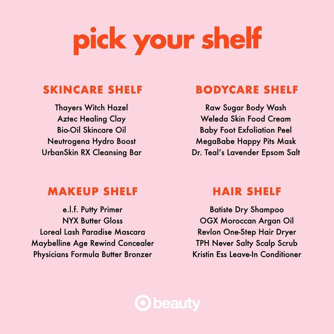 Target Styleのインスタグラム：「It's time for some shelfcare, which one are you going with? 💭⬇️」
