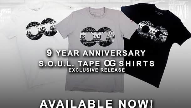 ファボラスさんのインスタグラム写真 - (ファボラスInstagram)「New Merch for the SOUL TAPE OG’s... • To Celebrate the 9th Anniversary of the SOUL TAPE,  @bloodsthicker & @vandal_a are doing a limited release of the SOUL TAPE OG Tshirt in Black, White, & Grey... SIZE S to 3XL ‼️ AVAILABLE for PURCHASE NOW ‼️ **LINK IN BIO***」4月22日 8時07分 - myfabolouslife